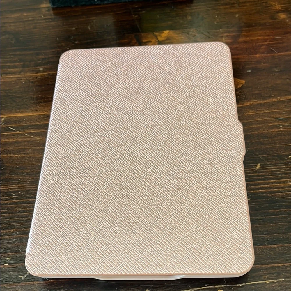 Gold and Pink Slim Tablet Cover with Textured Fabric